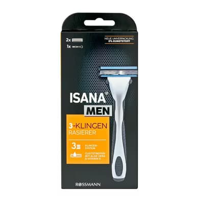 Isana Men Tıraş Bıçağı 3 Bıçaklı Sistem+2 Yedek