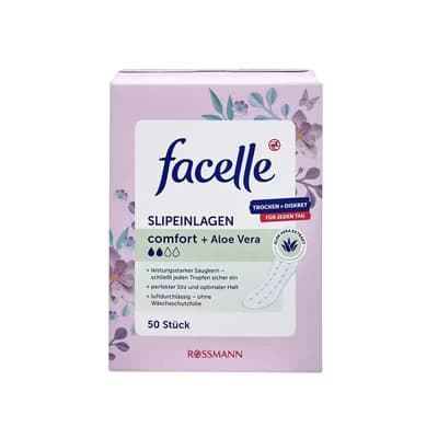 Facelle Günlük Ped Normal, Aloe Vera 50'li