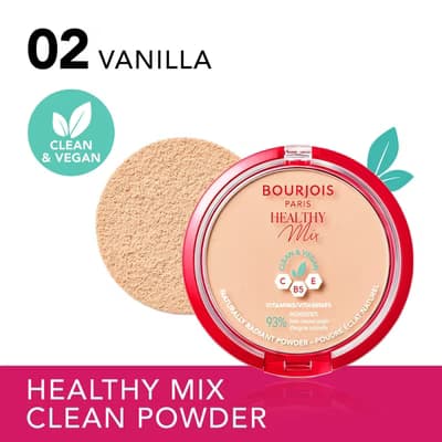 Bourjois Healthy Mix Clean Pudra 02 Vanilla