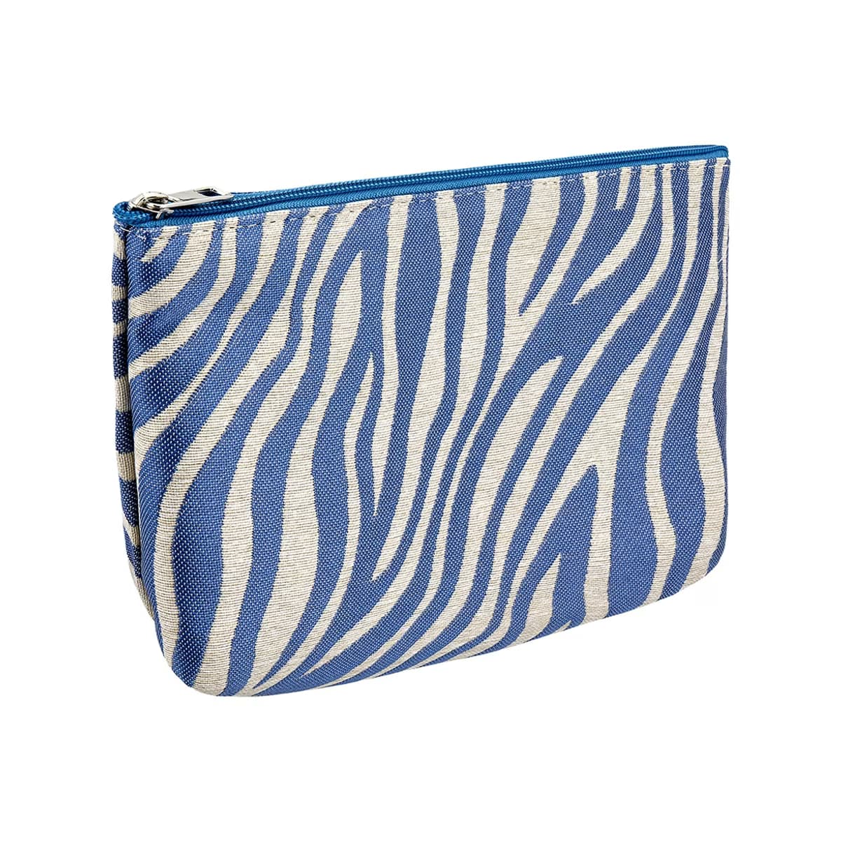 Eklips Mavi Zebra Makyaj Çantası 2