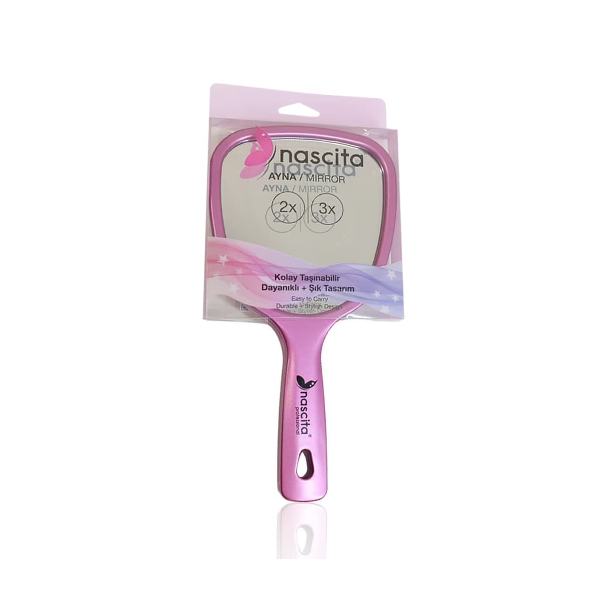 Nascita Büyüteçli El Aynası Pembe 3