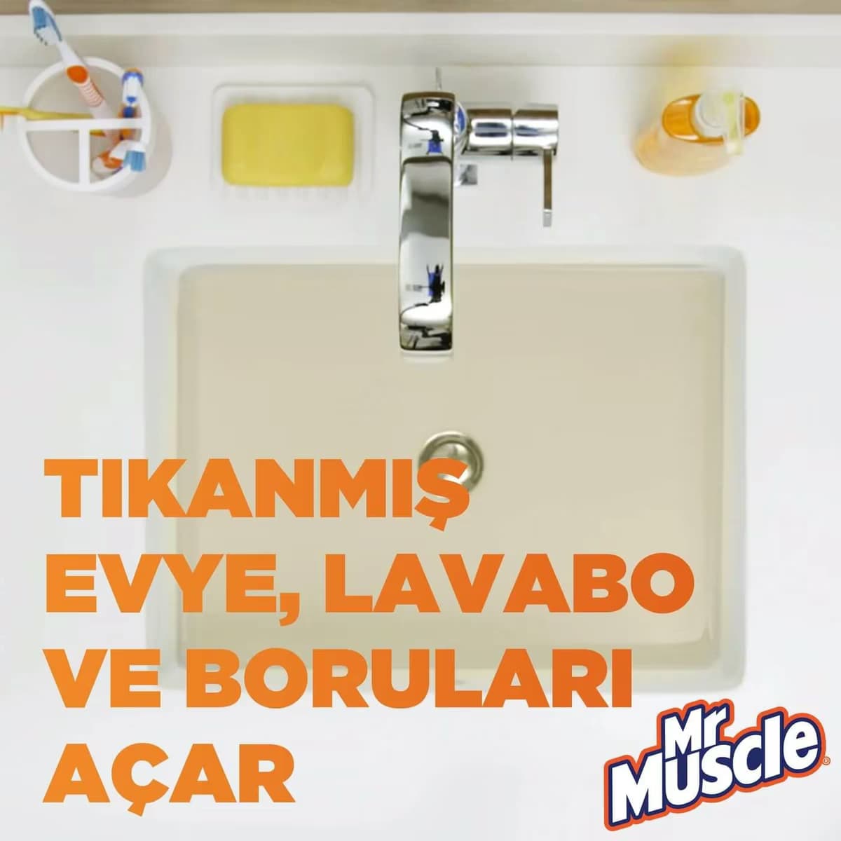 Mr. Muscle Lavabo Açıcı Granül 140 gr 3