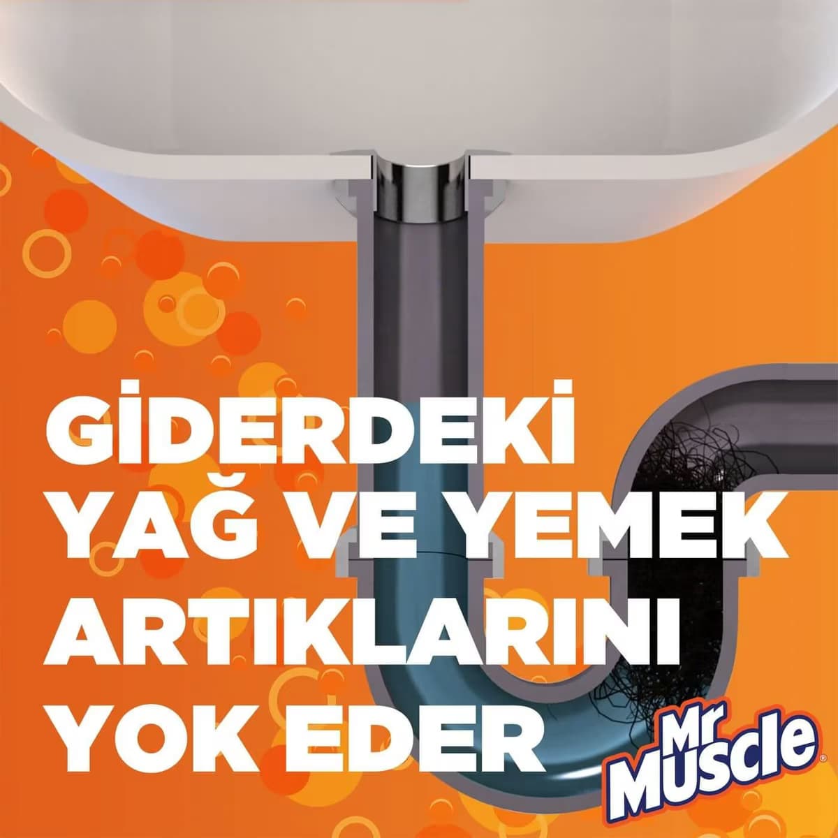 Mr. Muscle Lavabo Açıcı Granül 140 gr 4