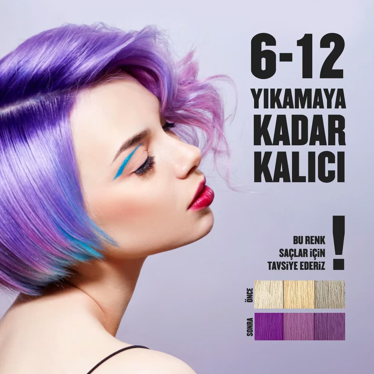 Color Rebel Saç Boyası Mor 100 ml 4