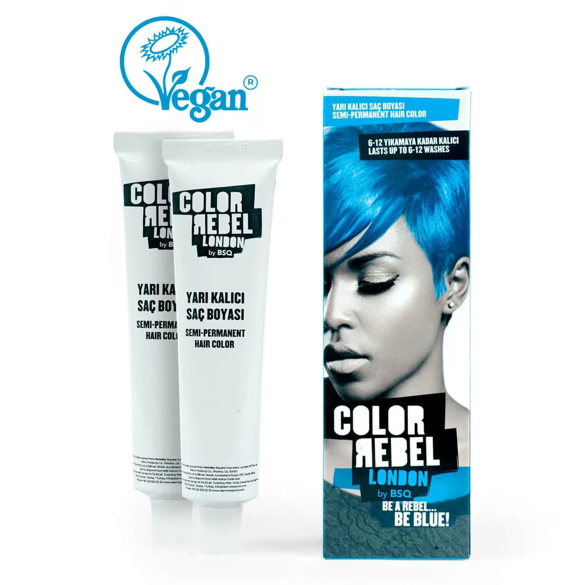 Color Rebel Saç Boyası Mavi 100 ml 2