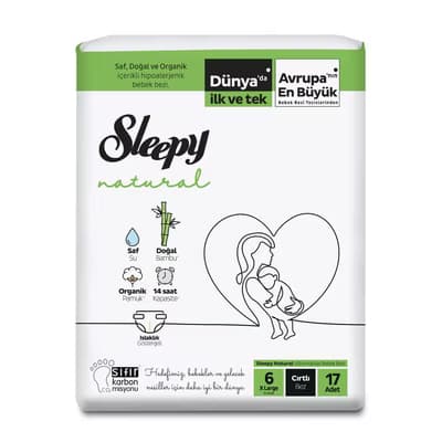 Sleepy Bebek Bezi Jumbo 6 Beden XL 17'li