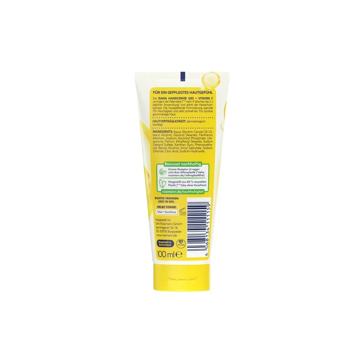 Isana El Kremi Q10 C Vitamini 100 ml 2