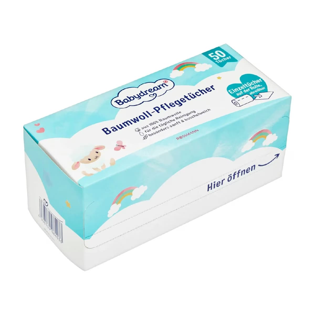 Babydream Pamuk Mendil Kutu 50'li 2