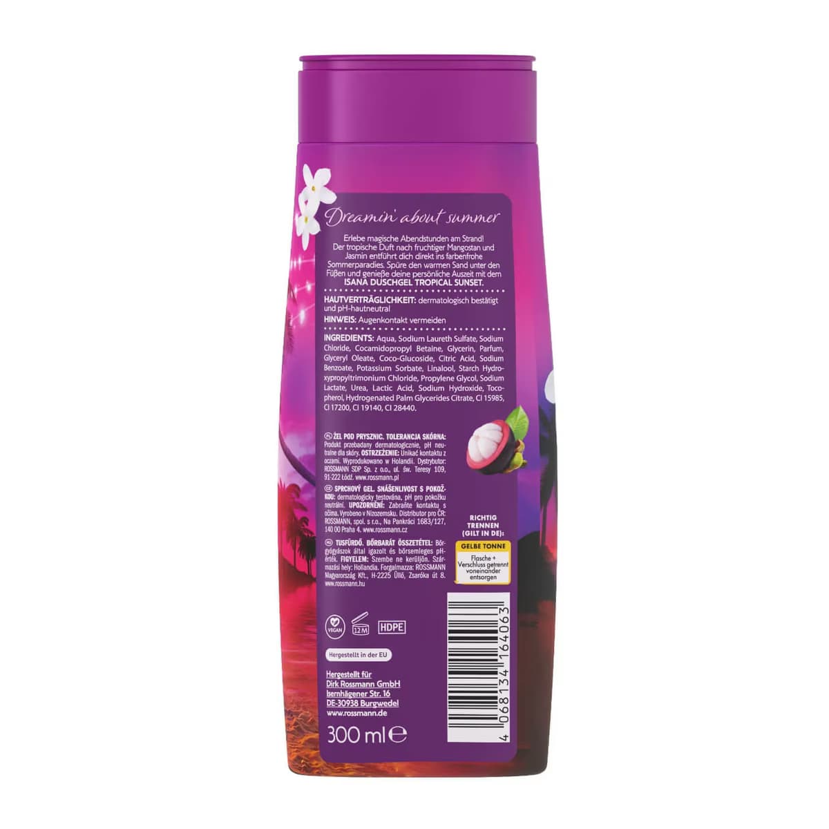 Isana Duş Jeli̇ Tropical Sunset 300 ml 2