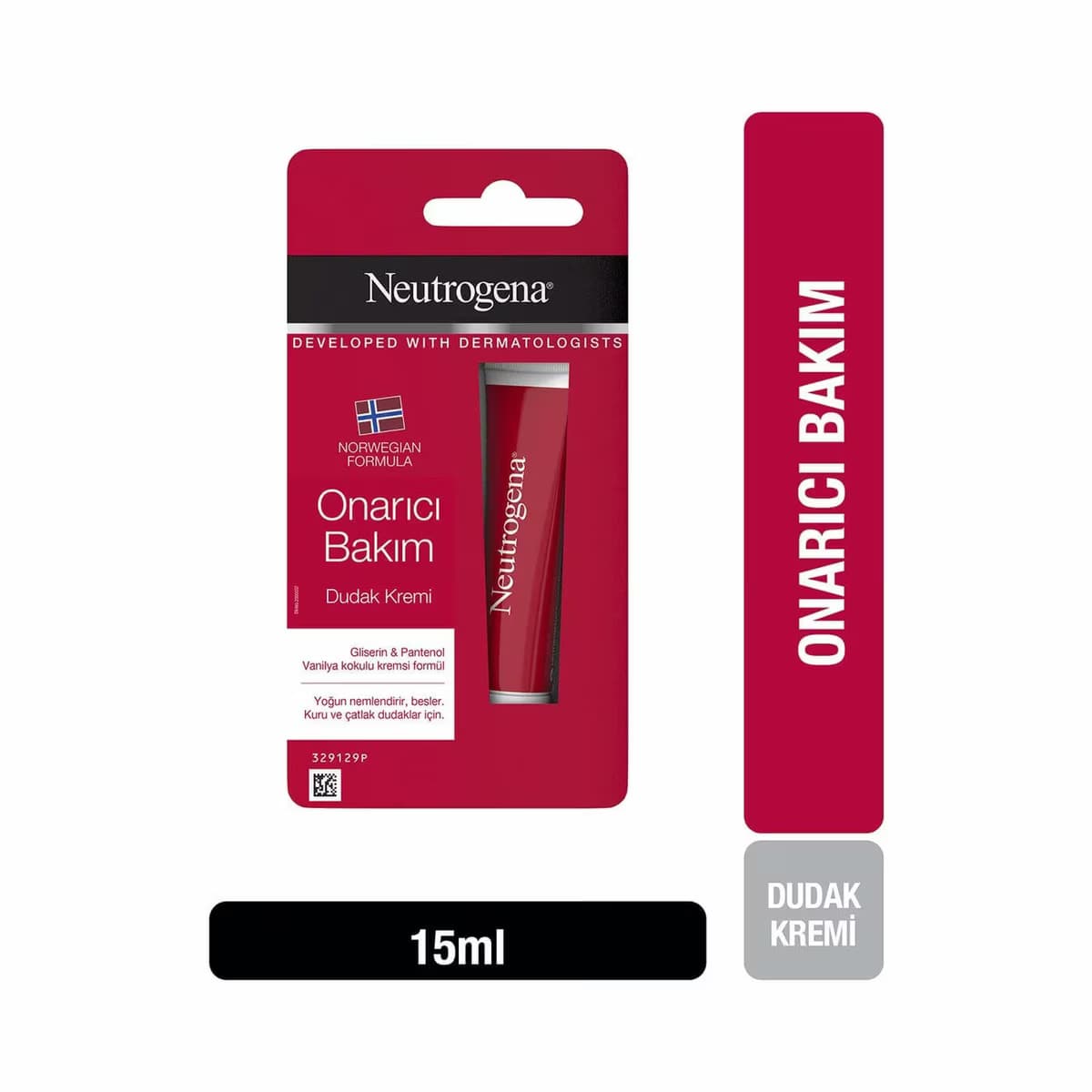 Neutrogena Onarıcı Dudak Bakım Kremi 15 ml 2