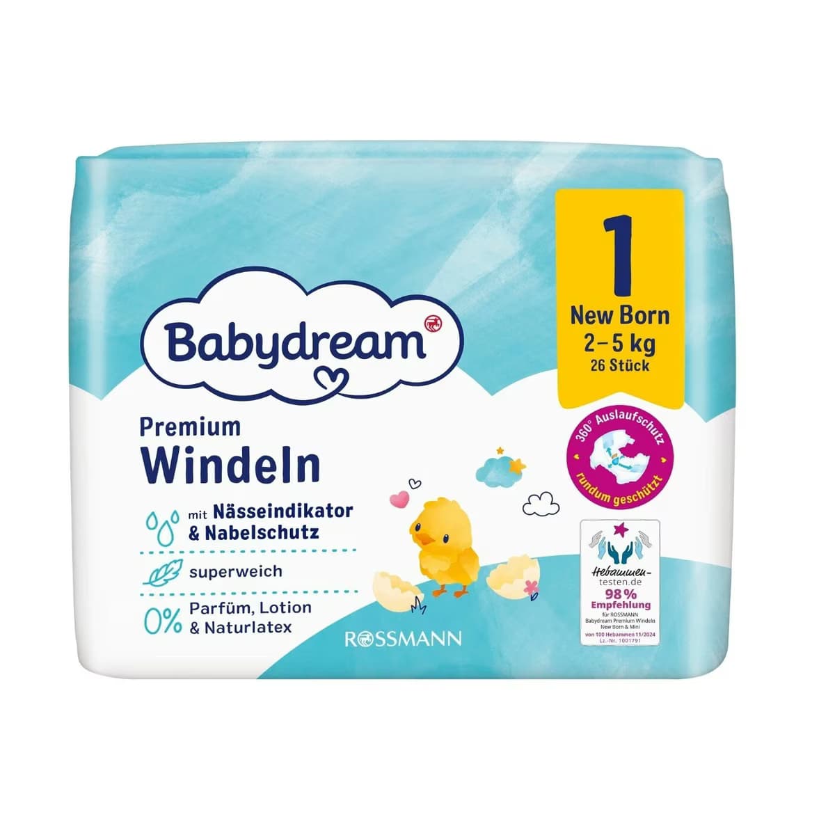 Babydream Bebek Bezi 1 Beden 26'lı