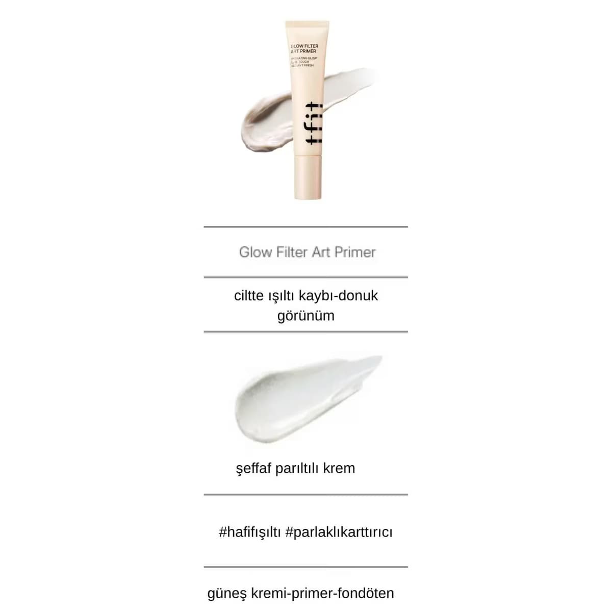 tfit Glow Filter Art Primer, 1 Adet 4