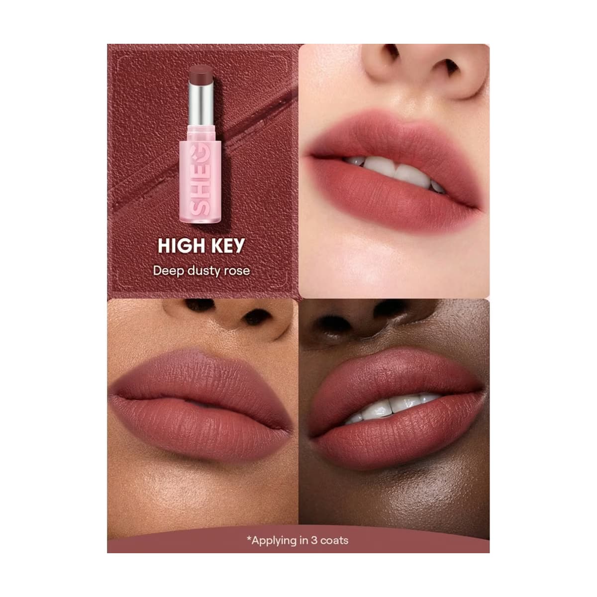 Sheglam Lip Veil Cushion Ruj 111 High Key 4