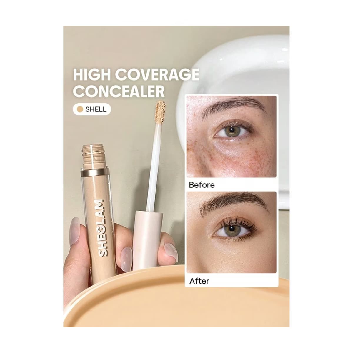 Sheglam LM 12H FC Concealer Kapatıcı Shell 2