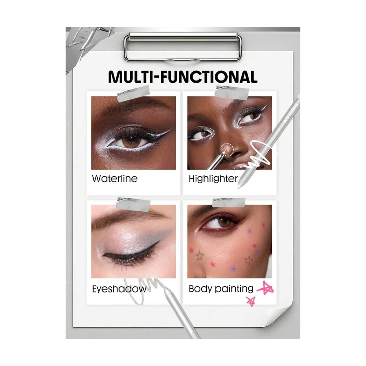 Sheglam Foam Tip Kohl Eyeliner Chocolate 3