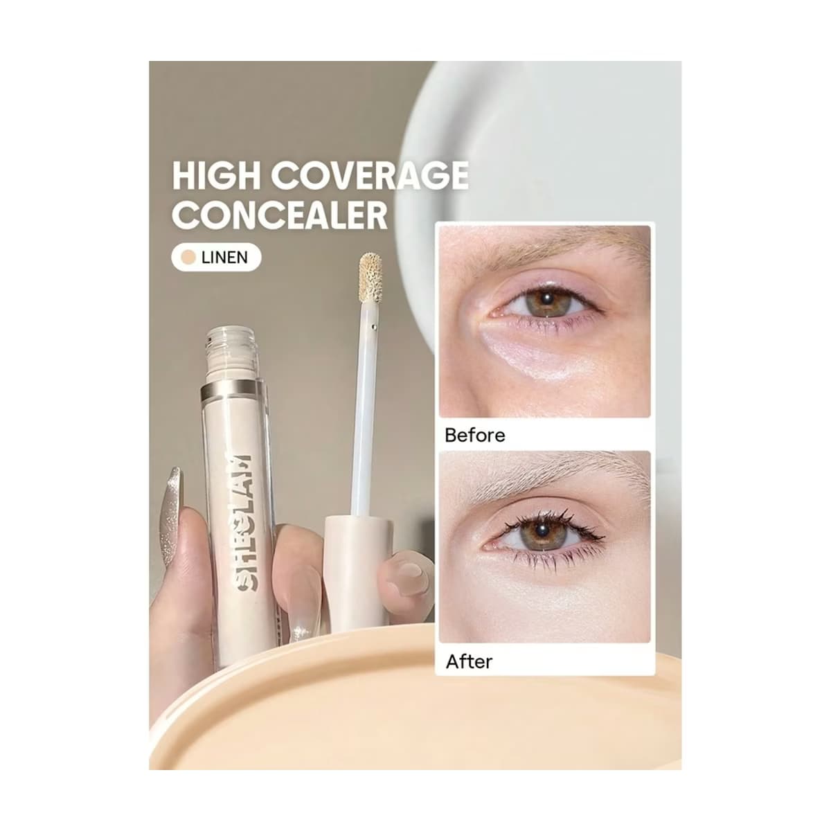 Sheglam LM 12H FC Concealer Kapatıcı Linen 2
