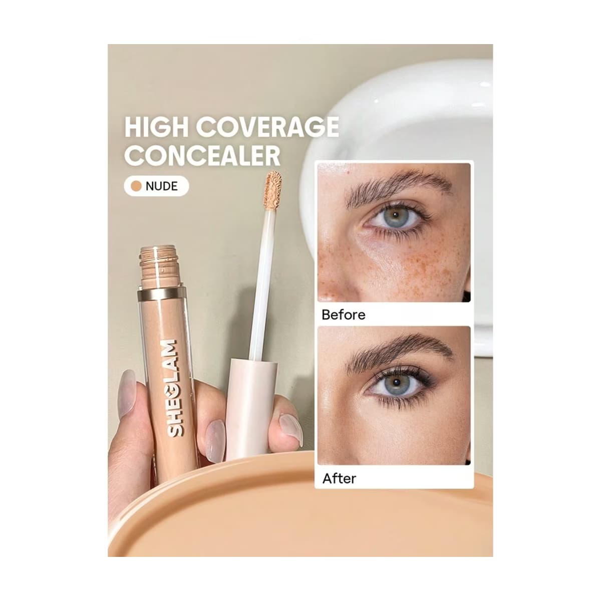 Sheglam LM 12H FC Concealer Kapatıcı Nude 2
