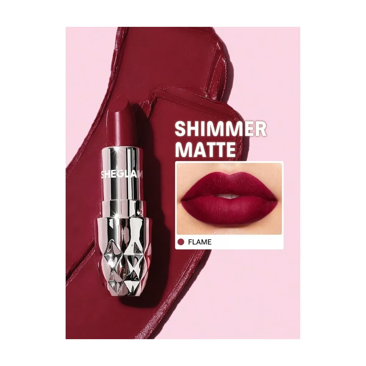 Sheglam Starlight Velvet Ruj 407 Flame 2