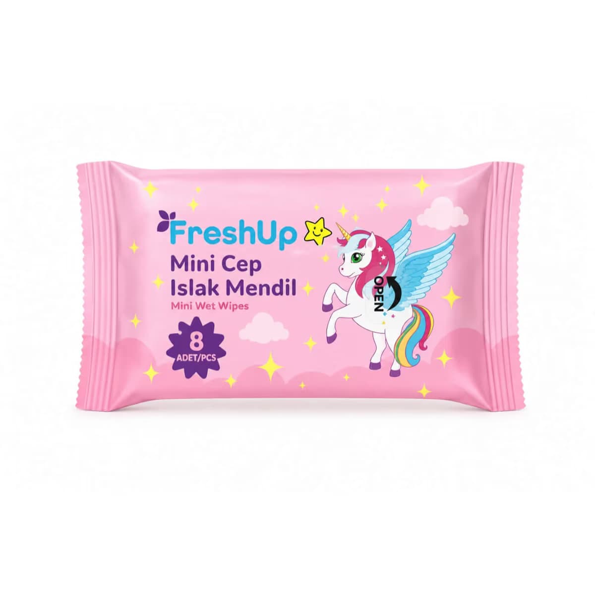 Fresh Up Mini Cep Islak Mendil 8'li 4