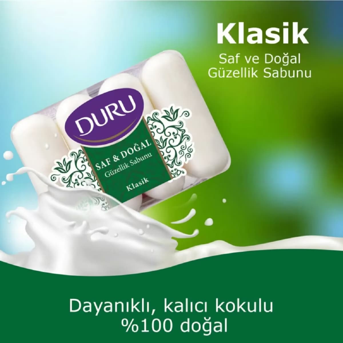 Duru Katı Sabun Klasik Saf ve Doğal 280 gr 2