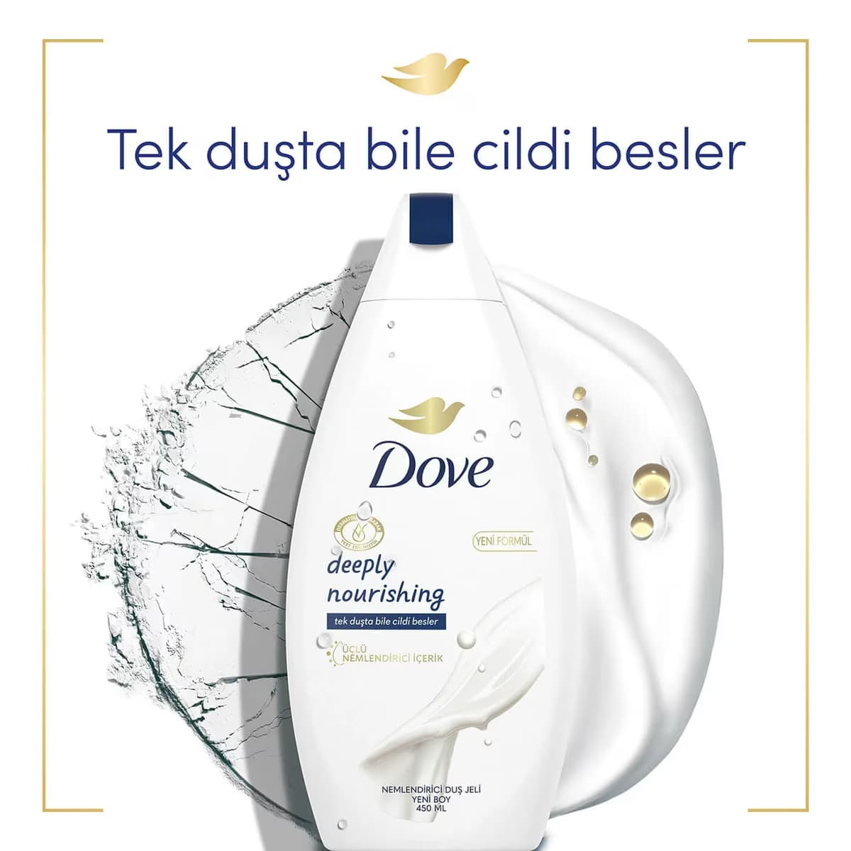 Dove Duş Jeli Deeply Nourishing 450 ml 3