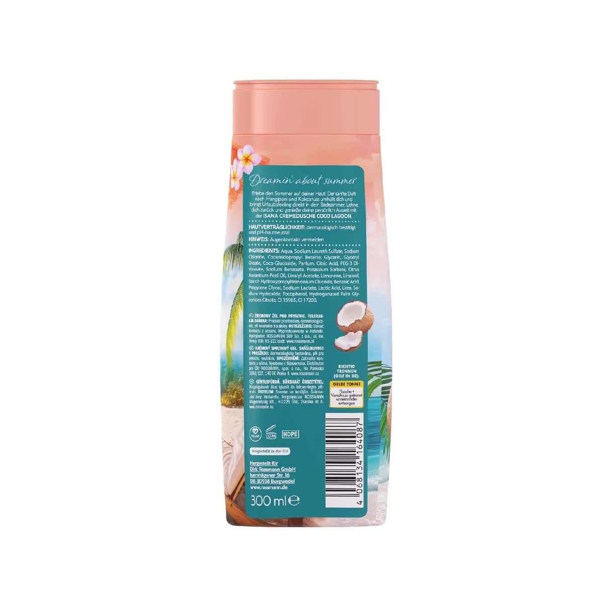 Isana Duş Jeli̇ Coco Lagoon Kremsi̇ 300 ml 2