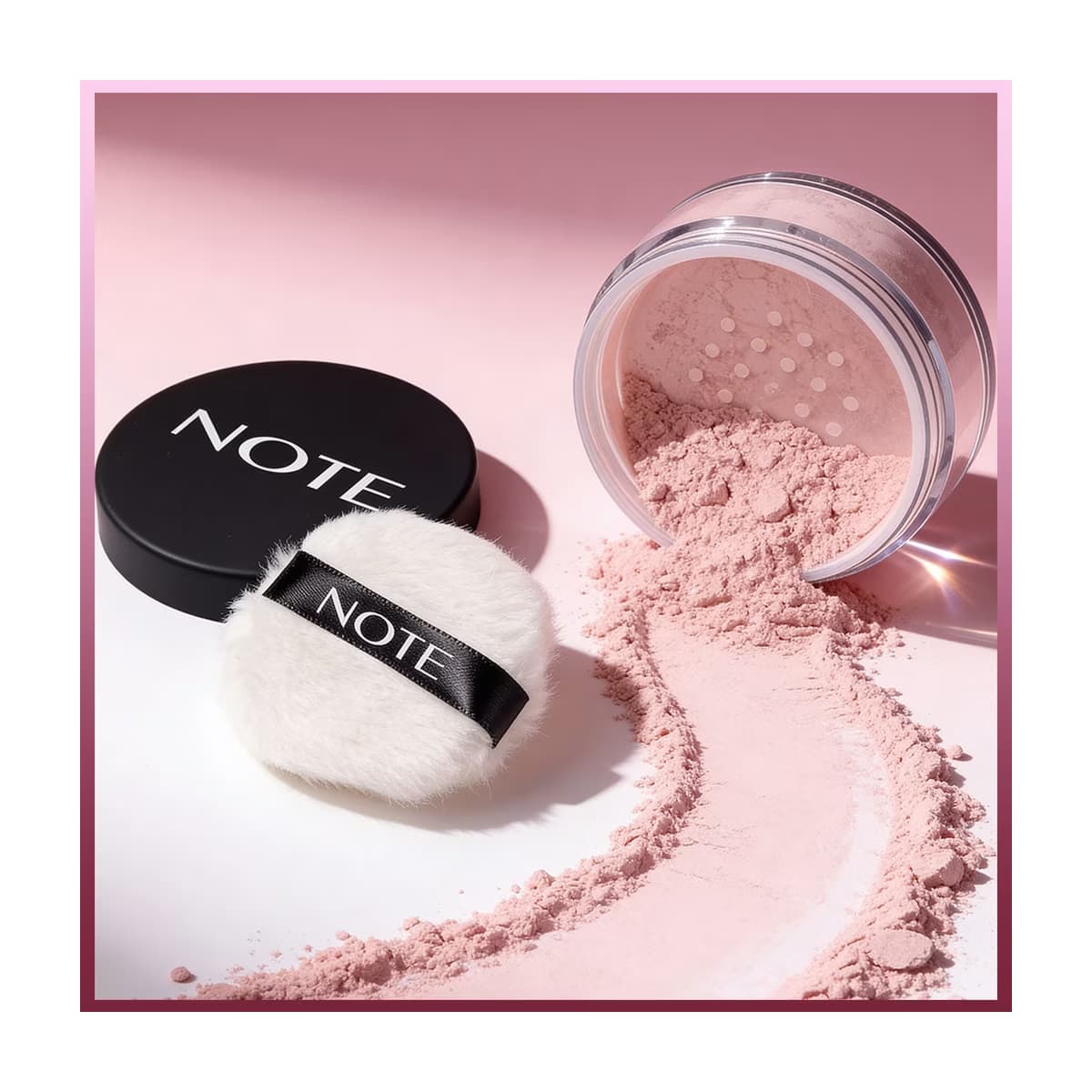 Note Pink Loose Powder Pudra Pembe 4