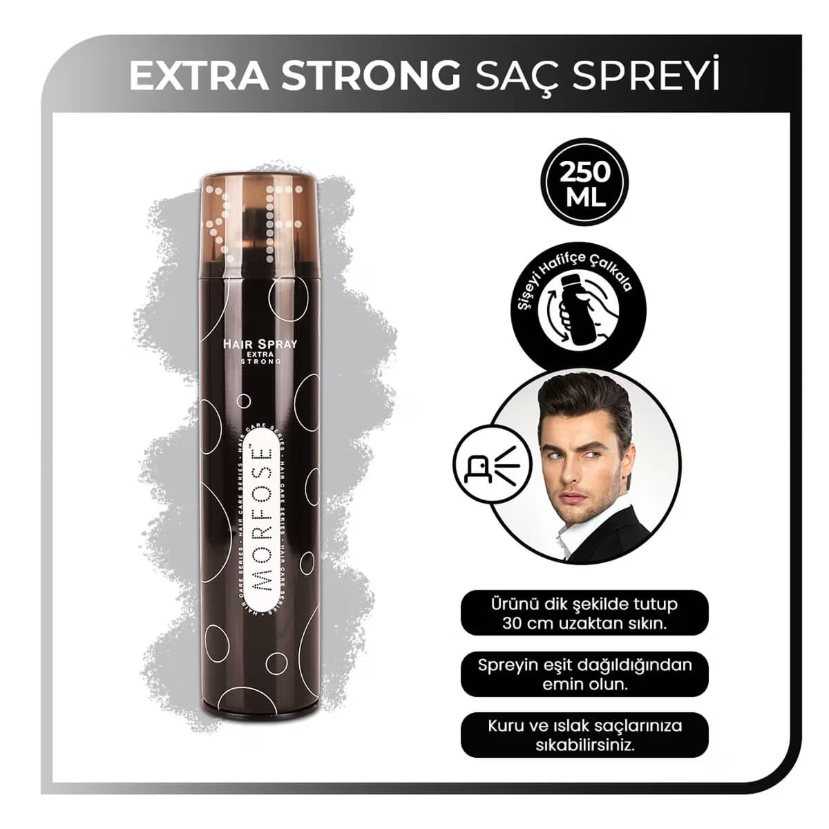 Morfose Extra Strong Saç Spreyi 250 ml 4