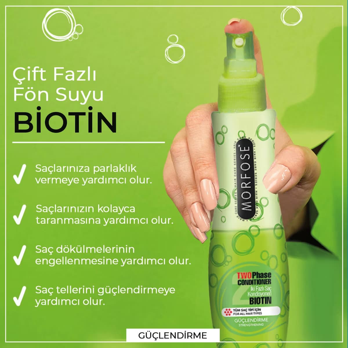 Morfose Fönsuyu Biotin 240 ml 3