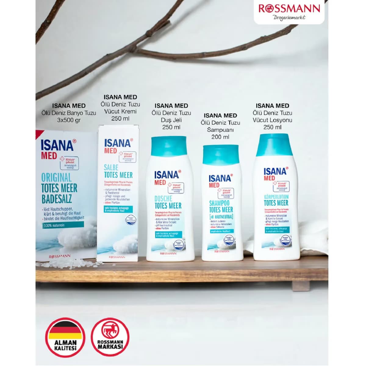Isana MED Şampuan Ölü Deniz Tuzu 200 ml 2
