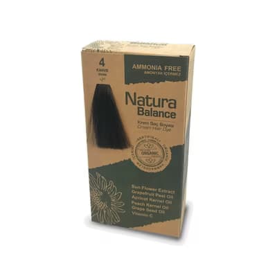 Natura Balance Krem Saç Boyası Kahve 4 1 adet