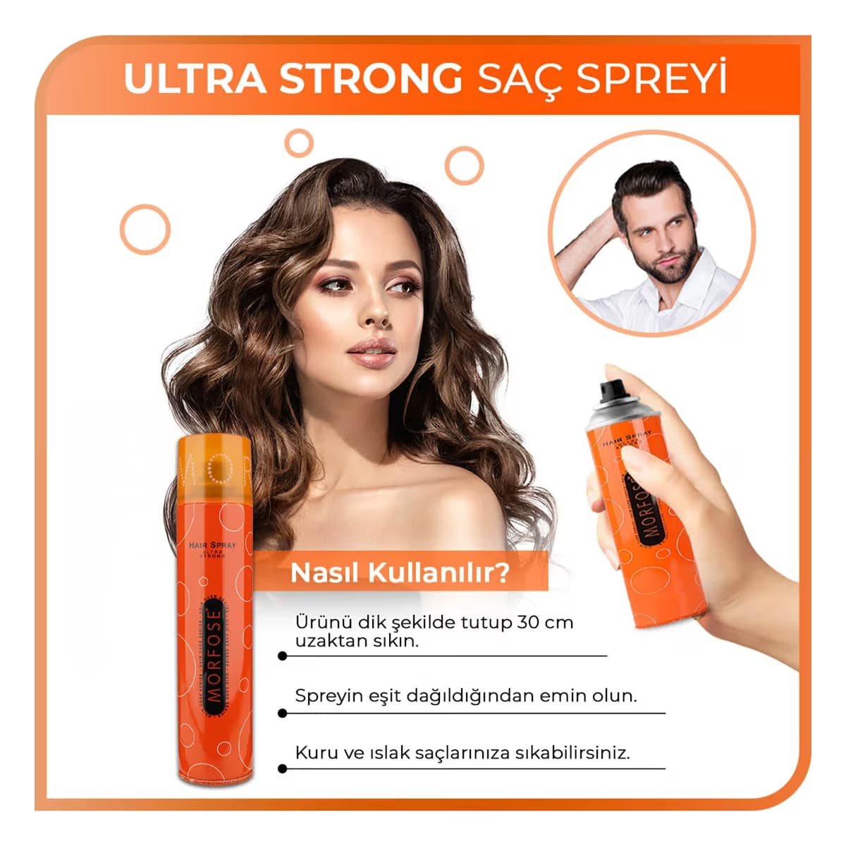 Morfose Ultra Strong Saç Spreyi 250 ml 4