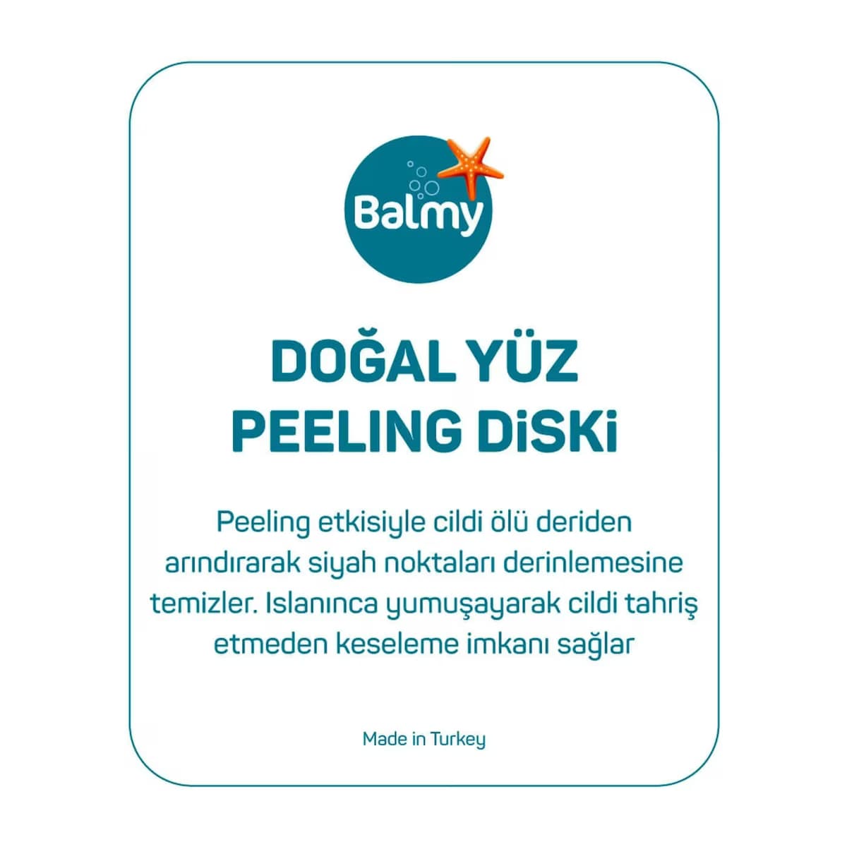 Balmy Yüz Peeling Diski 3'lü 3