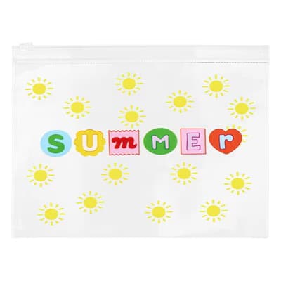Eklips Güneş Summer Şeffaf Clutch Çanta