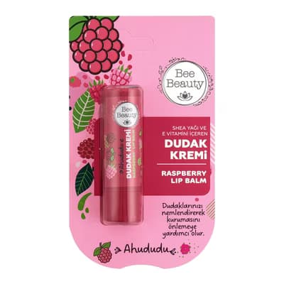 Bee Beauty Ahududu Aromalı Dudak Kremi 5 gr