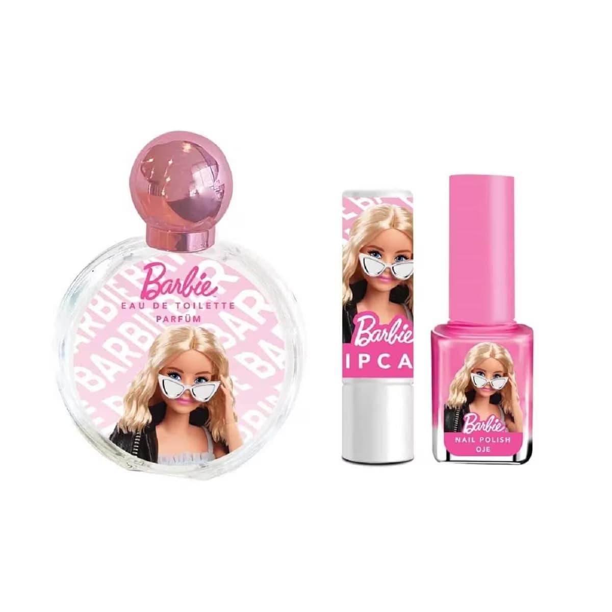 Kiva Barbie Hediye Seti EDT Parfüm + Oje + Lip 2