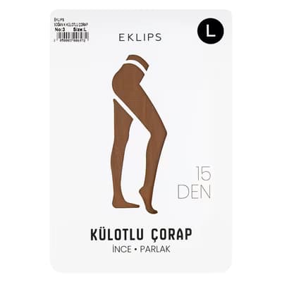 Eklips Soğan Rengi Külotlu Çorap L Beden
