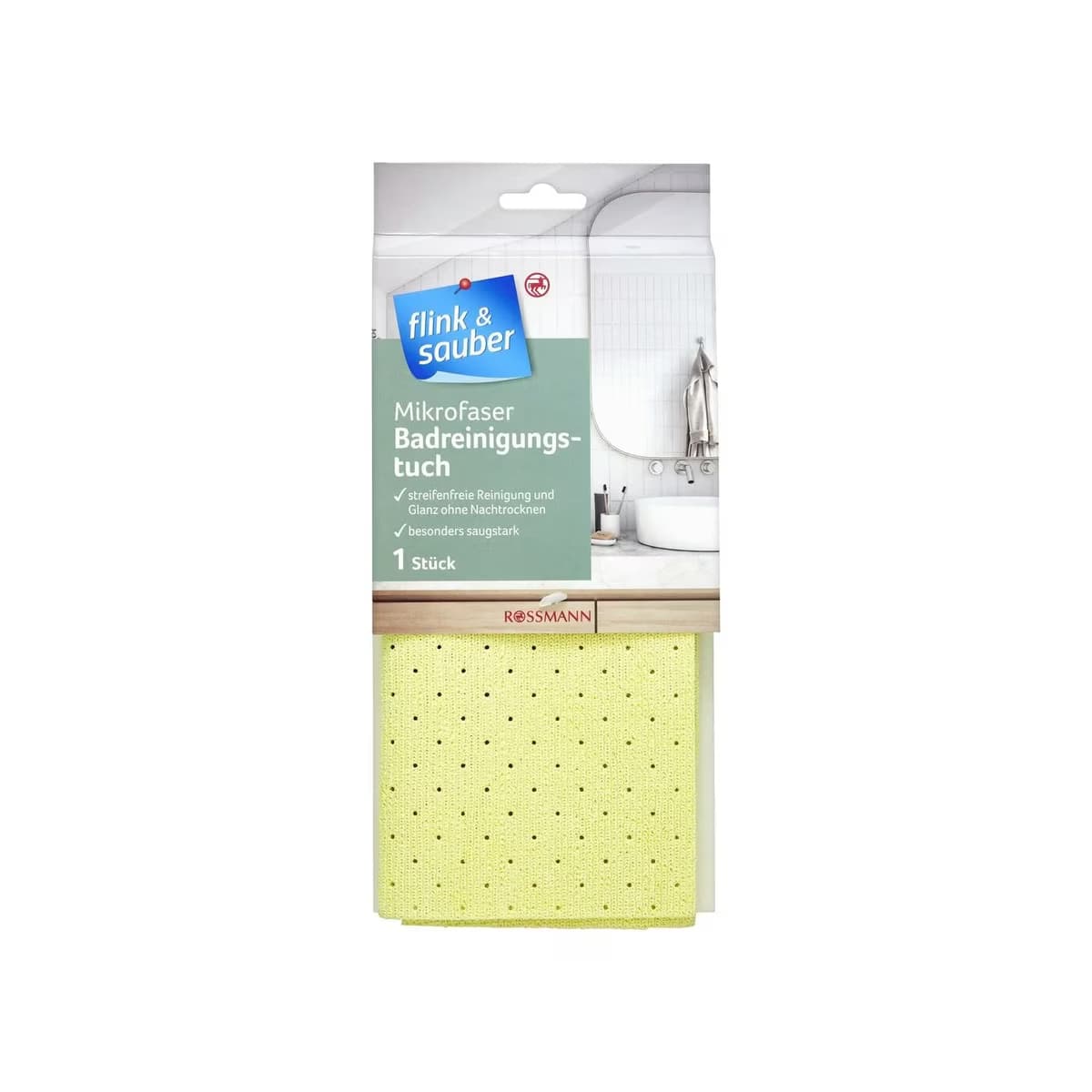 Flink & Sauber Mikrofiber Banyo Bezi 1 adet 2