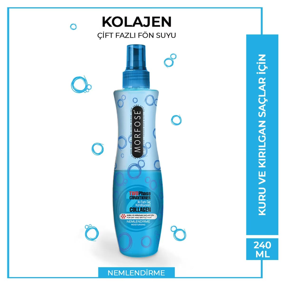 Morfose Kolajen Çift Fazlı Fön Suyu 240 ml 2