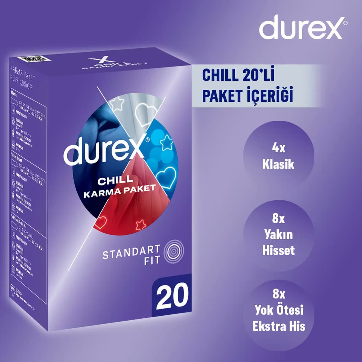 Durex Prezervatif Chill 20'li 4
