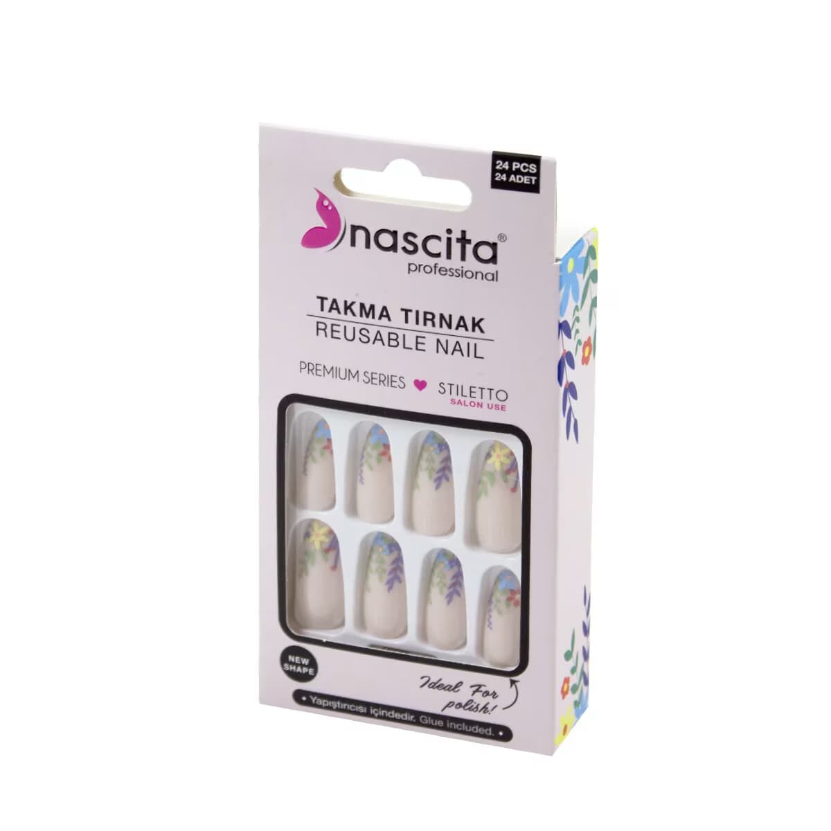 Nascita Takma Tırnak Floral 24'üu 2