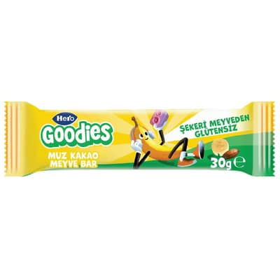 Hero Goodies Meyve Bar Muz Kakao 30 gr