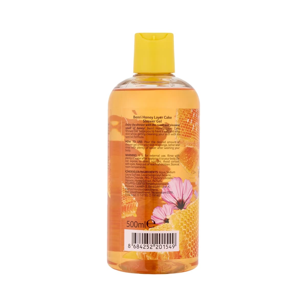 Benri Duş Jeli Ballı Layer Cake 500 ml 2
