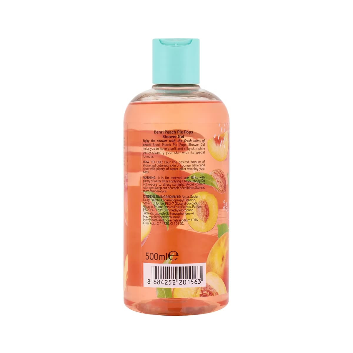 Benri Duş Jeli Şeftali Pie Pops 500 ml 2
