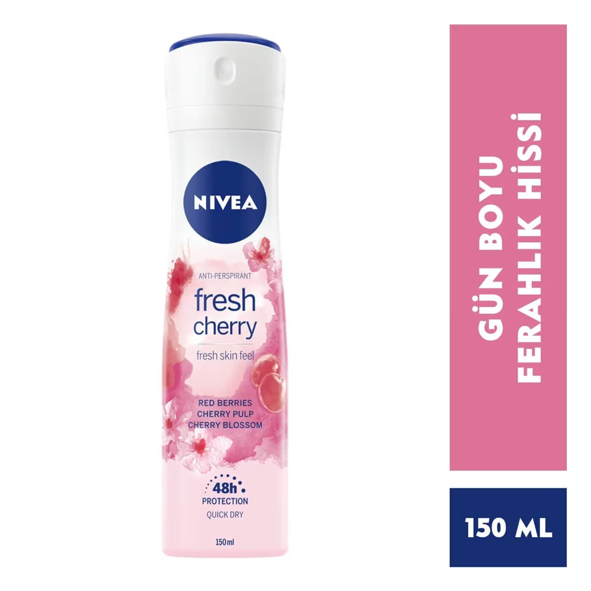 Nivea Sprey Deodorant Fresh Cherry 150 ml 2