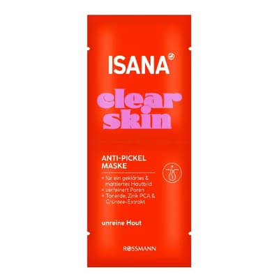 Isana Clear Skin Maske Sivilce Karşıtı, 2x8ml