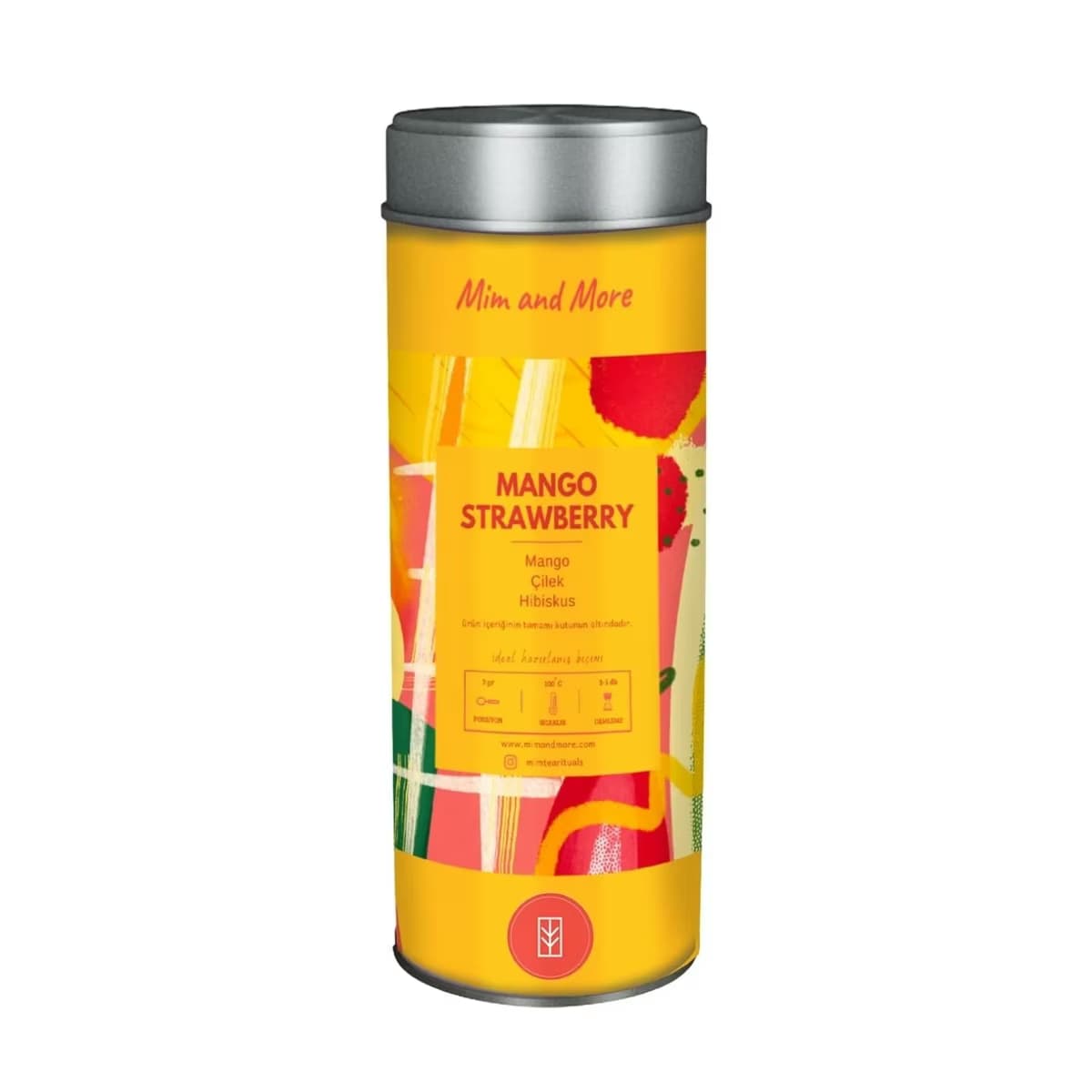 Mim and More Mango Strawberry Tin 50 gr 2