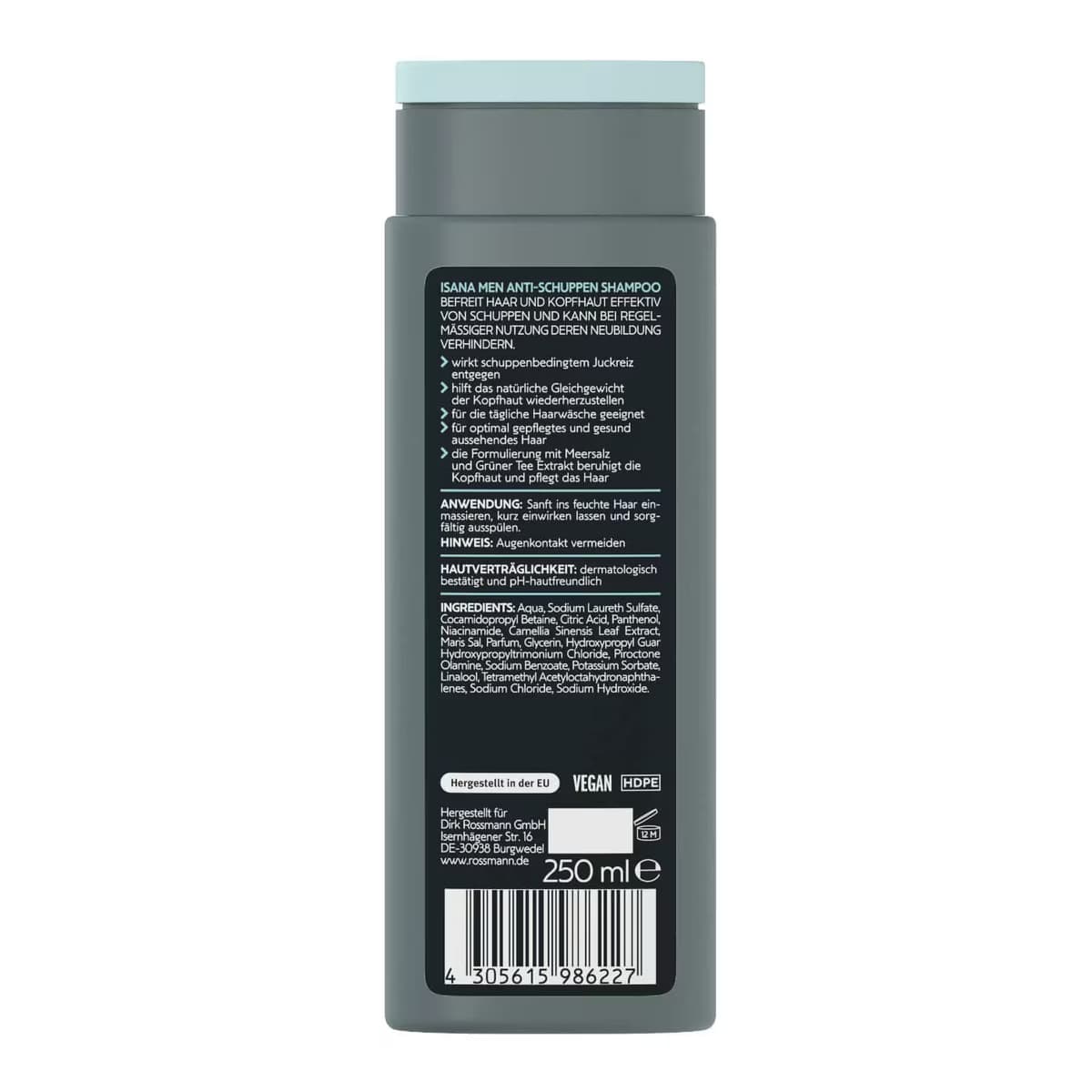 Isana Men Şampuan Kepek Karşıtı, 250 ml 2