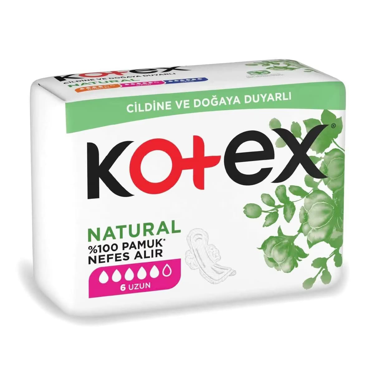 Kotex Natural Hijyenik Ped Ultra Uzun 6'lı 2