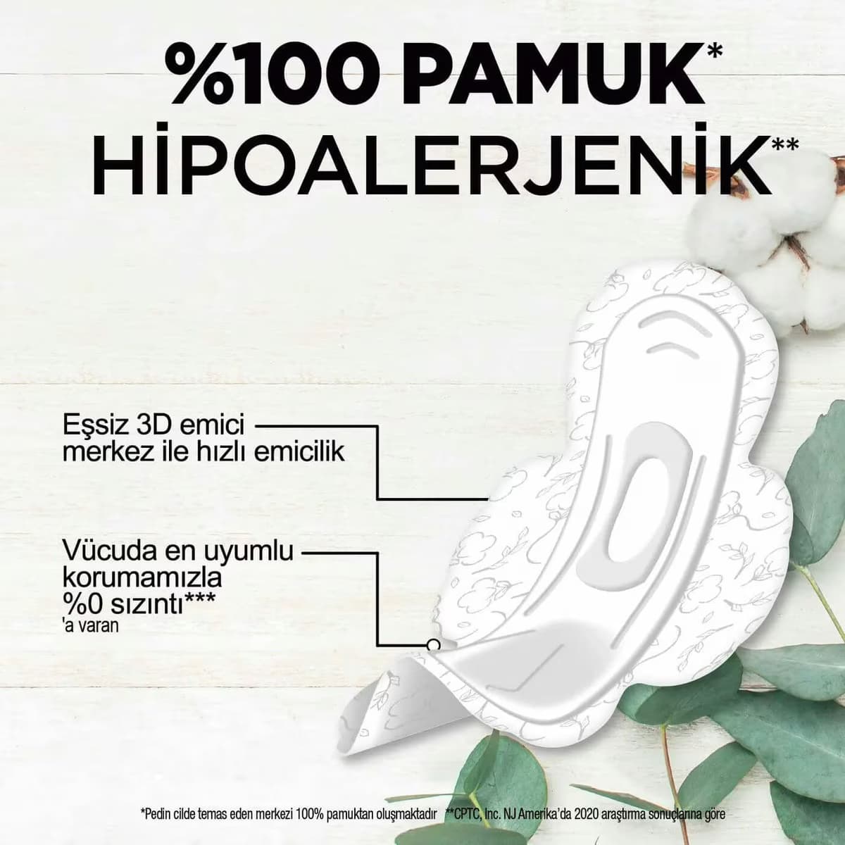 Kotex Natural Hijyenik Ped Ultra Uzun 6'lı 3